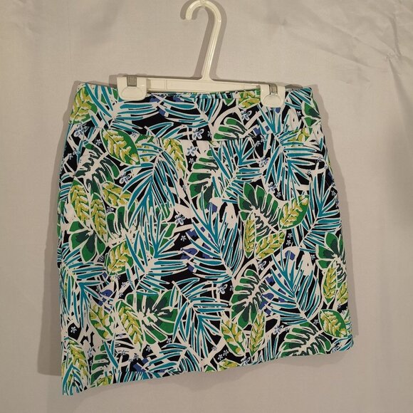 Up Ladies Multi Colored Pull On Skorts - Picture 1 of 5